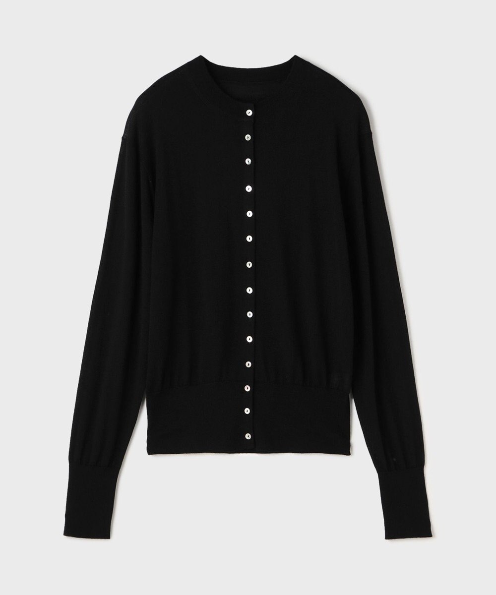 GRACE CONTINENTAL ウールシルクニットカーディガン 