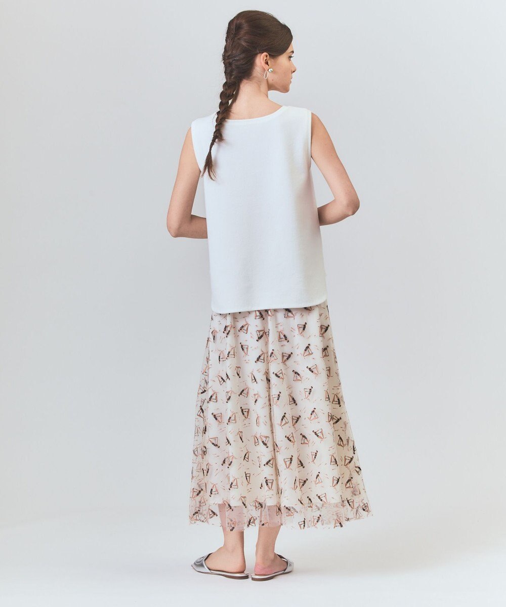 GRACE CONTINENTAL ビジューモチーフノースリーブ