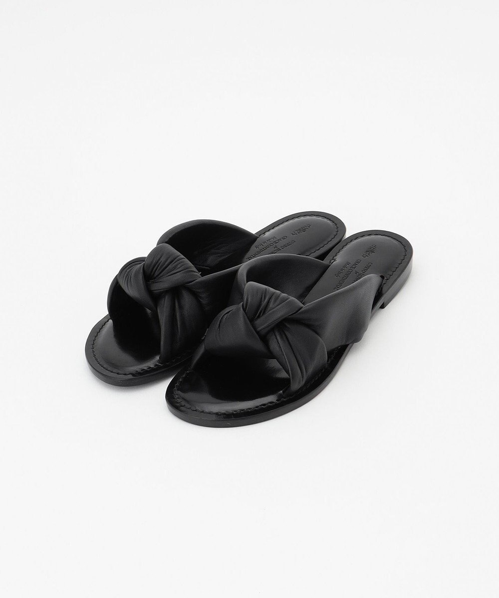 GRACE CONTINENTAL CORSO ROMA ノットサンダル ブラック