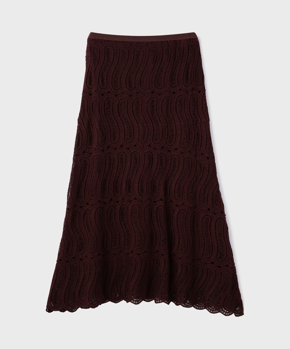 GRACE CONTINENTAL クロシェレーススカート 