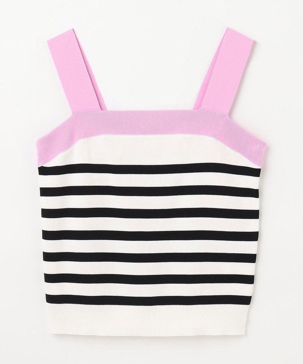 GRACE CONTINENTAL 配色ニットキャミ 