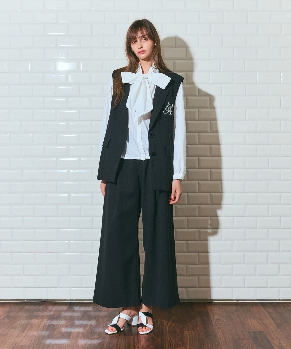 GRACE CONTINENTAL リネンタッチジレジャケット 