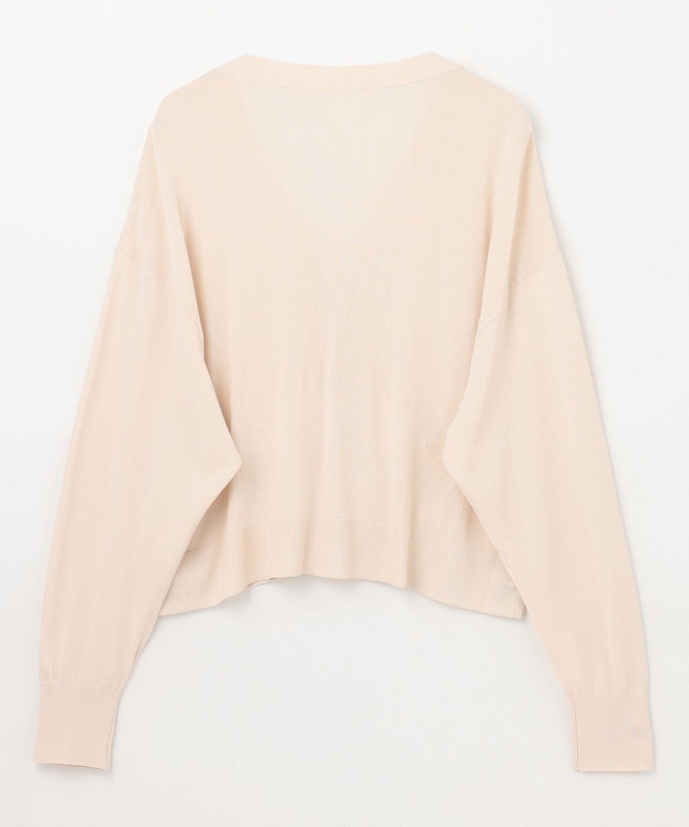 GRACE CONTINENTAL ルーズVネックニットカーディガン