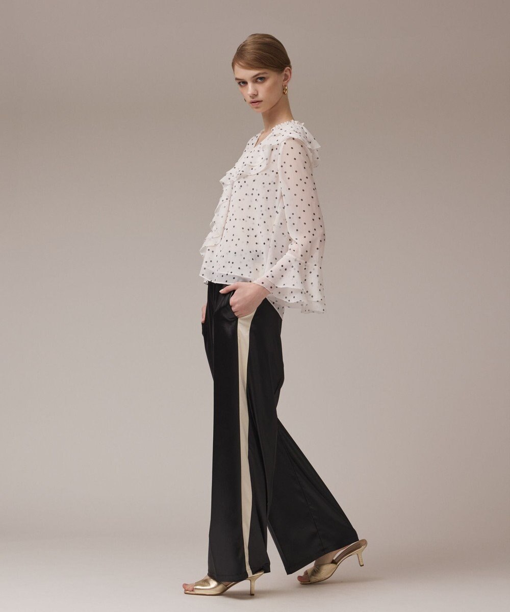 GRACE CONTINENTAL ラッフルドットトップ 