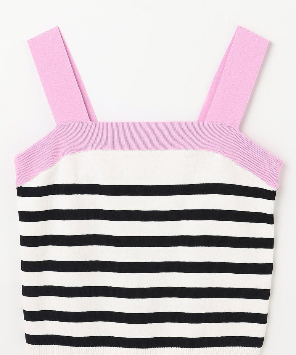 GRACE CONTINENTAL 配色ニットキャミ 