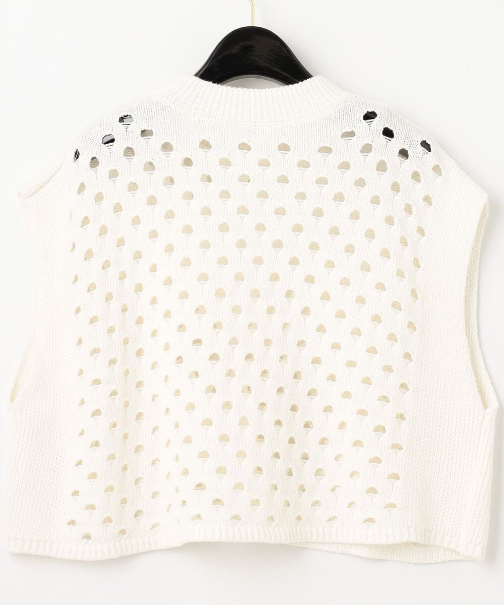 GRACE CONTINENTAL スラッシュニットトップ