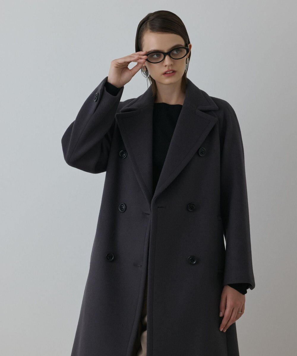 GRACE CONTINENTAL ショートビーバーロングコート 