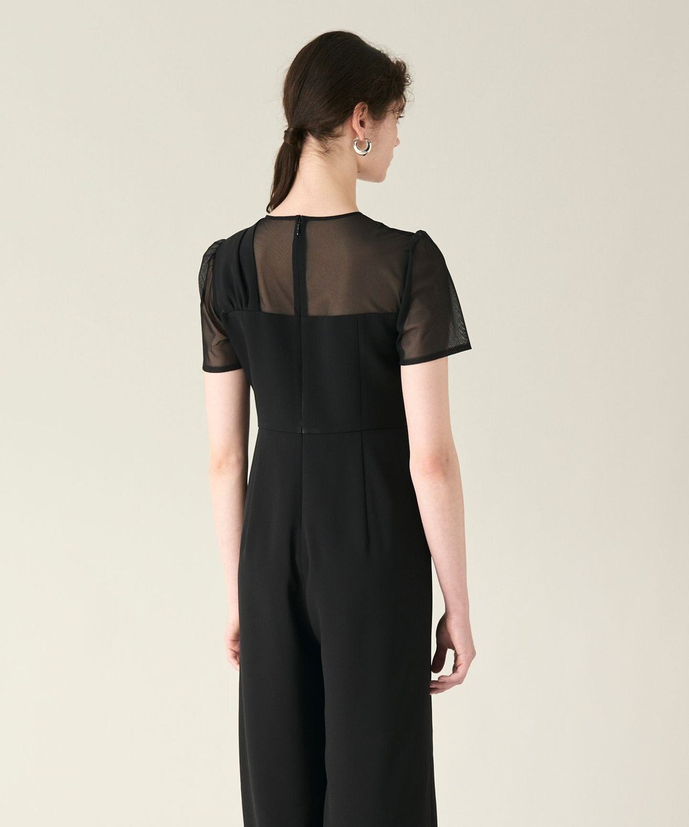 GRACE CONTINENTAL ドレープリボンサロペット 