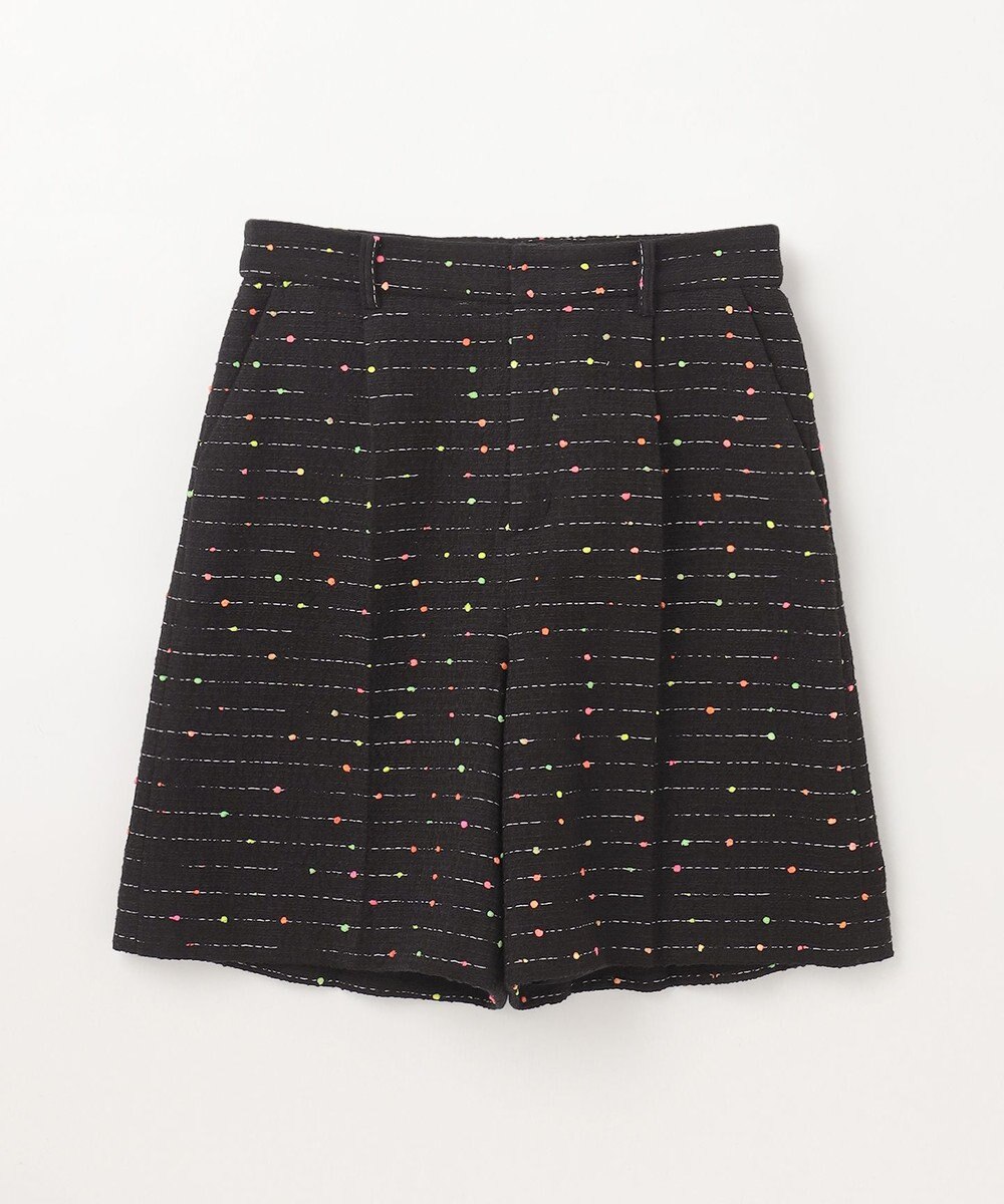 GRACE CONTINENTAL ネオンドットジャガードパンツ