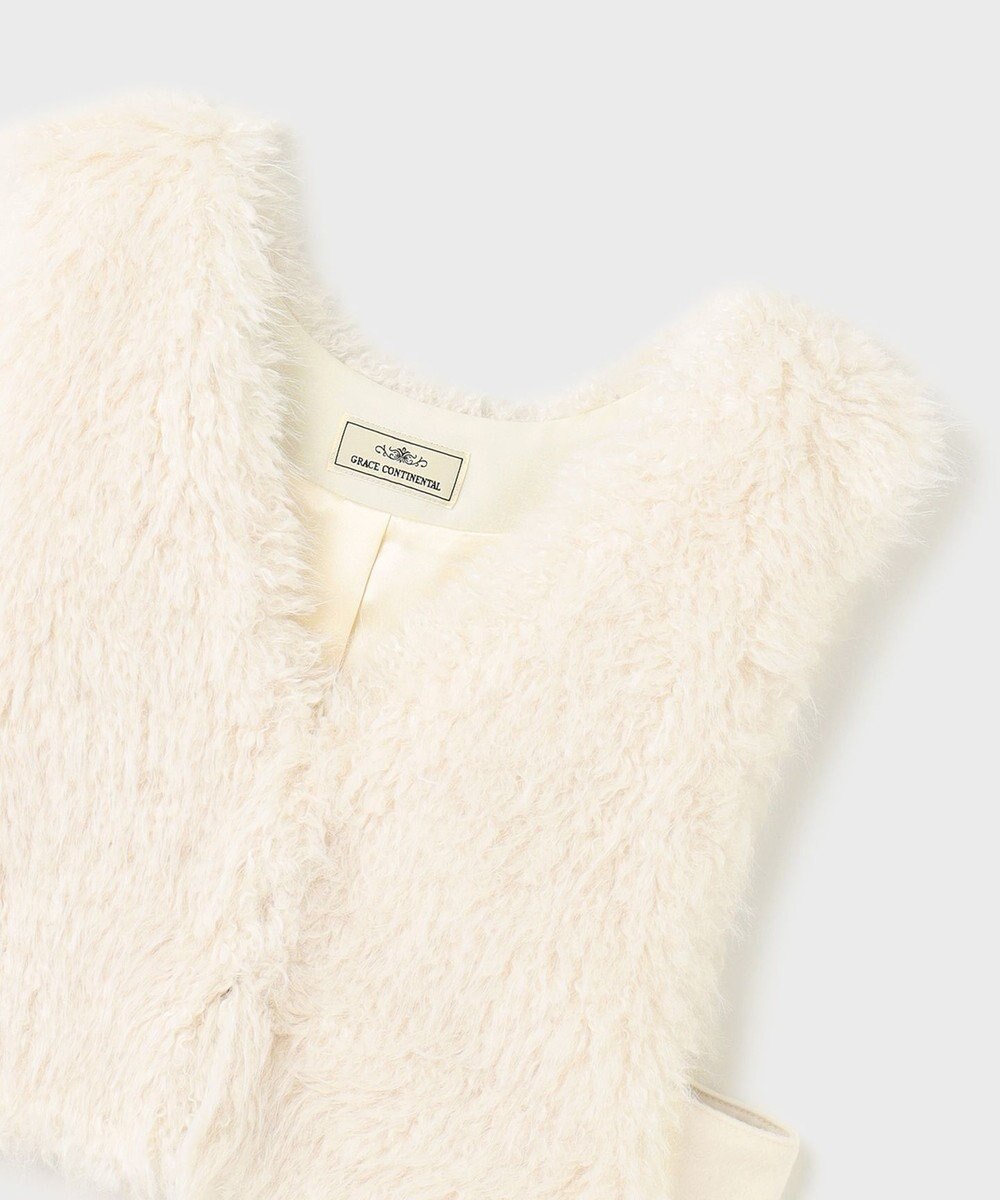 GRACE CONTINENTAL ショートファーベスト