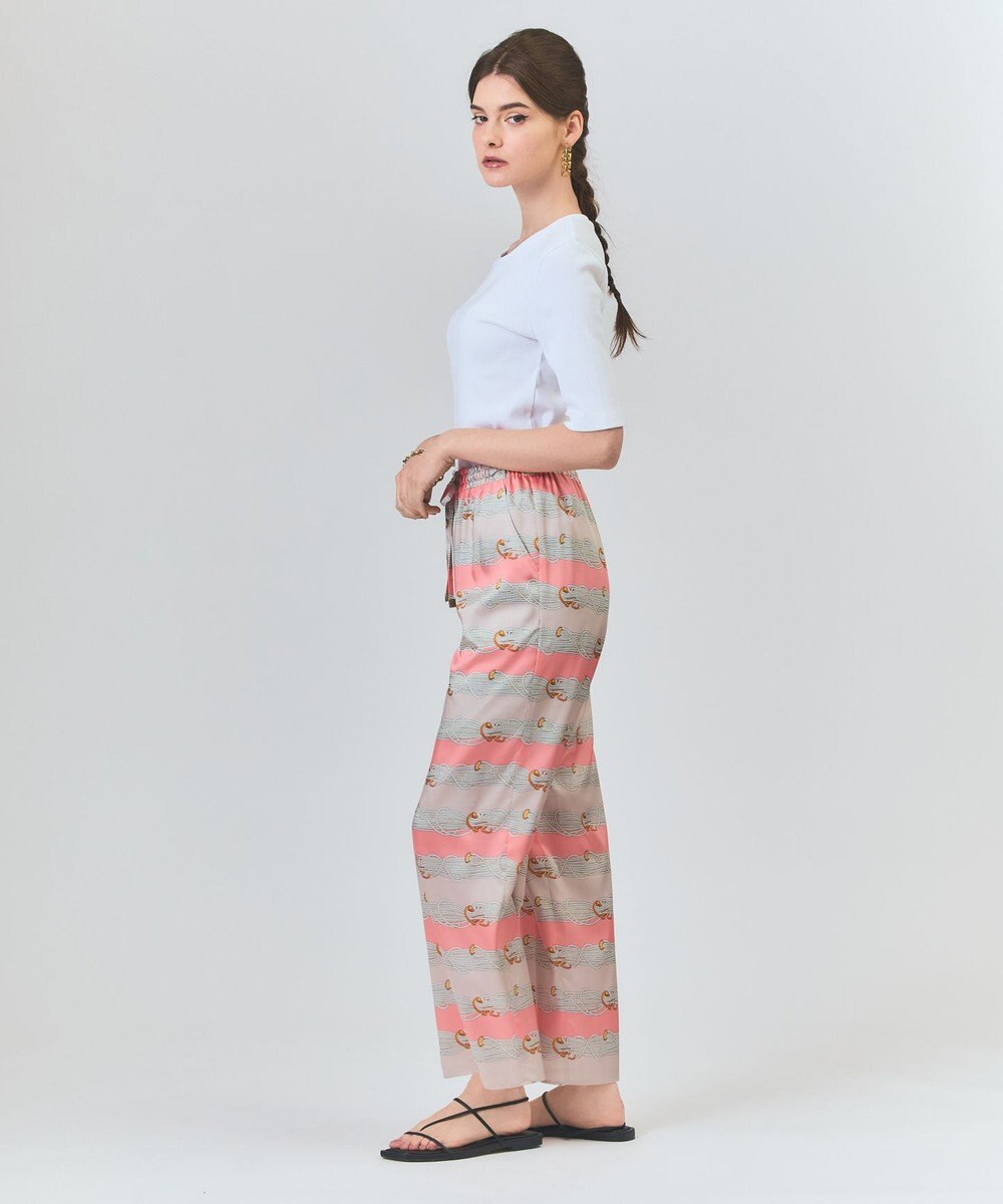 GRACE CONTINENTAL ロープボーダーパンツ 