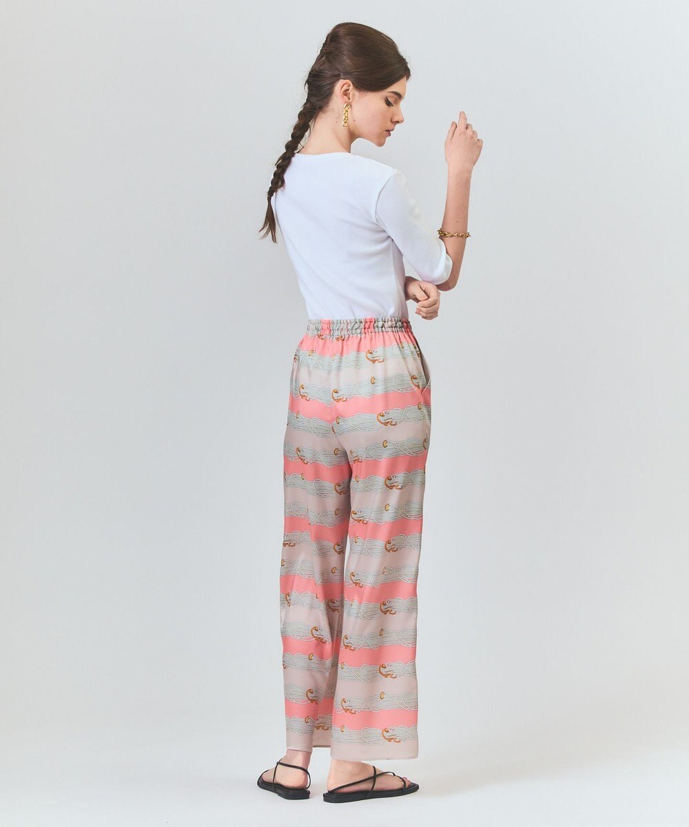 GRACE CONTINENTAL ロープボーダーパンツ 