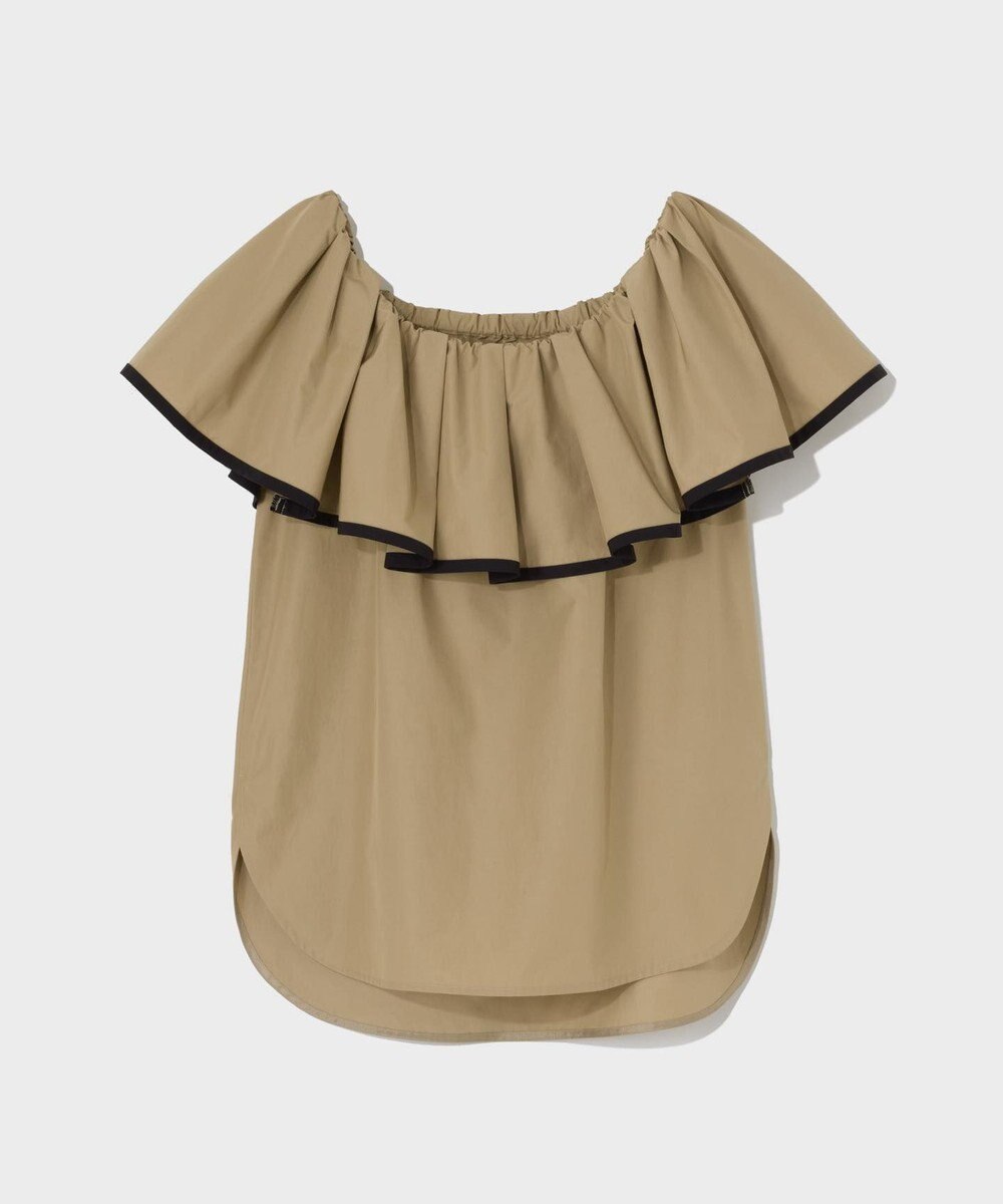 GRACE CONTINENTAL ラッフルトリミングブラウス 