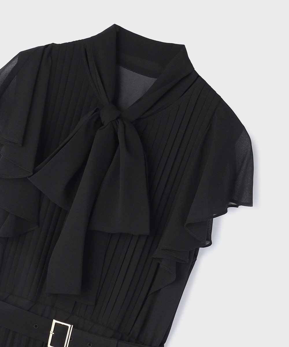 【未使用品】グレースコンチネンタ プリーツドレス ワンピース タグ付き 24AW ボウタイプリーツドレス / GRACE CONTINENTAL | GRACE