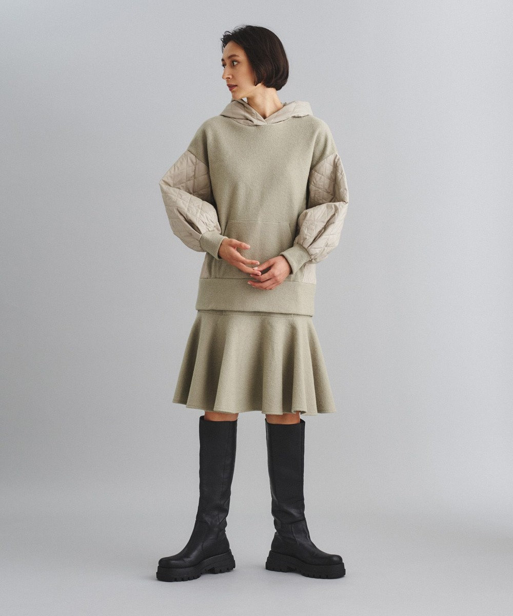 GRACE CONTINENTAL 【オンライン限定】ジャージオーバートップ カーキ