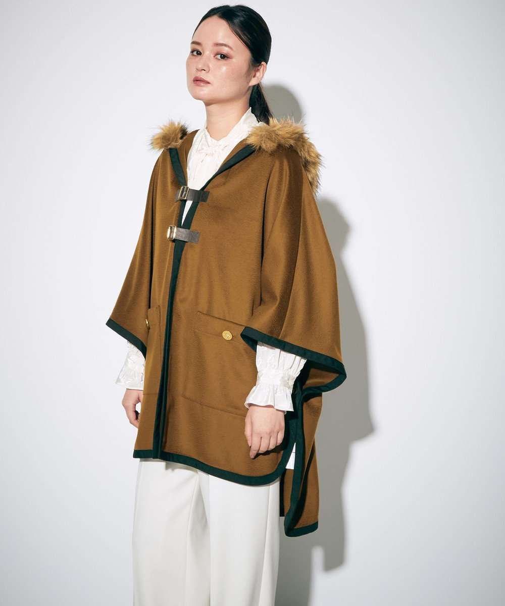ファーフードwoolポンチョ Grace Continental Grace Continental グレースコンチネンタル 通販 ファーフードwoolポンチョ Grace Continental Grace Continental グレースコンチネンタル 通販