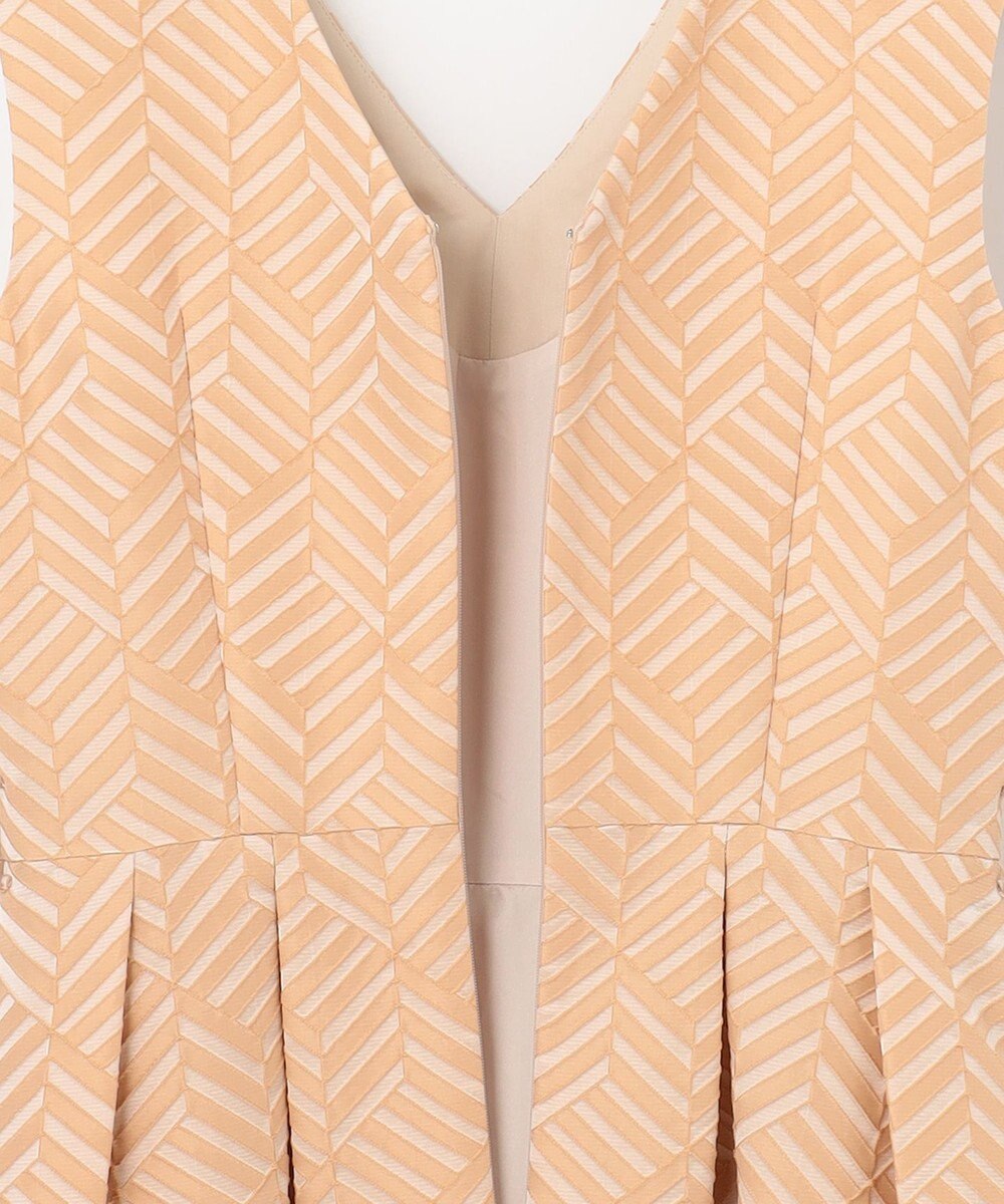 GRACE CONTINENTAL キカジャガードタックドレス