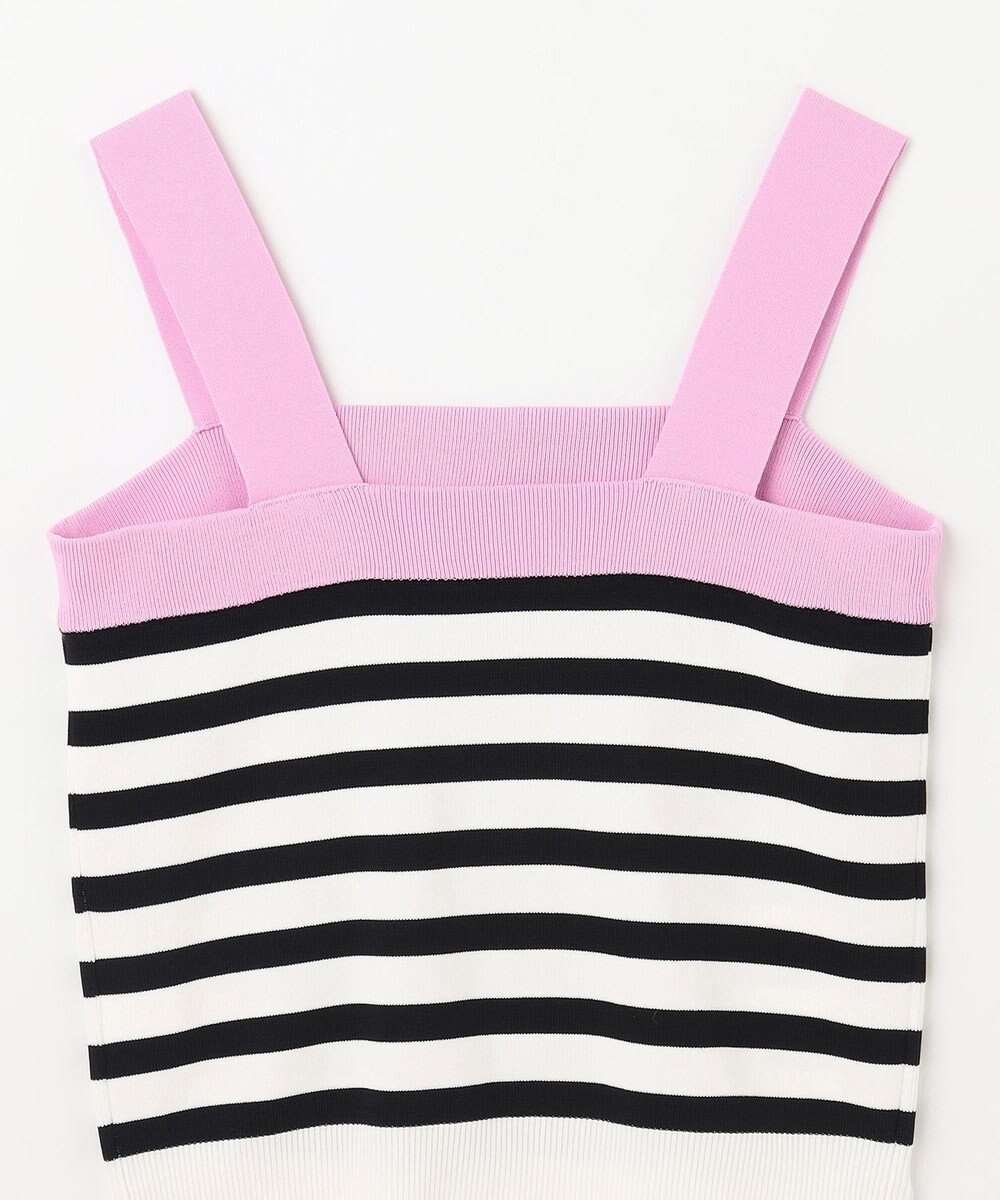 GRACE CONTINENTAL 配色ニットキャミ 