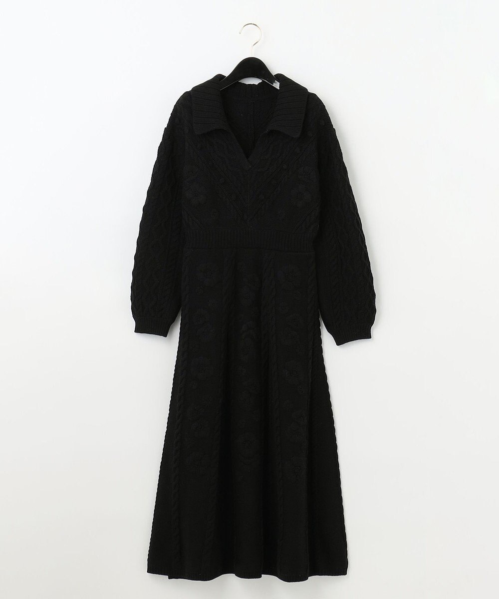 フローラル刺繍ニットワンピース / GRACE CONTINENTAL | GRACE
