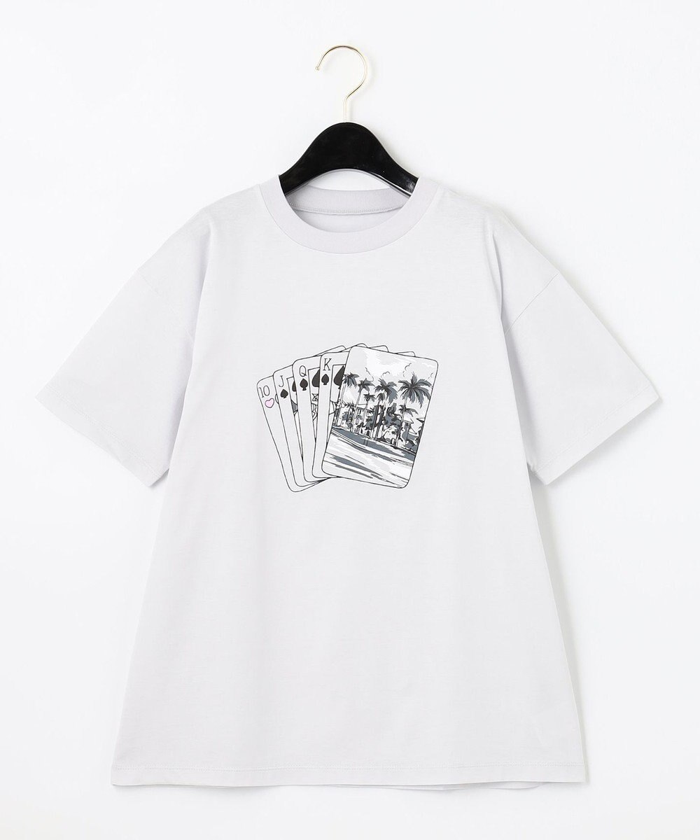 トランププリントTシャツ / GRACE CONTINENTAL | GRACE CONTINENTAL 