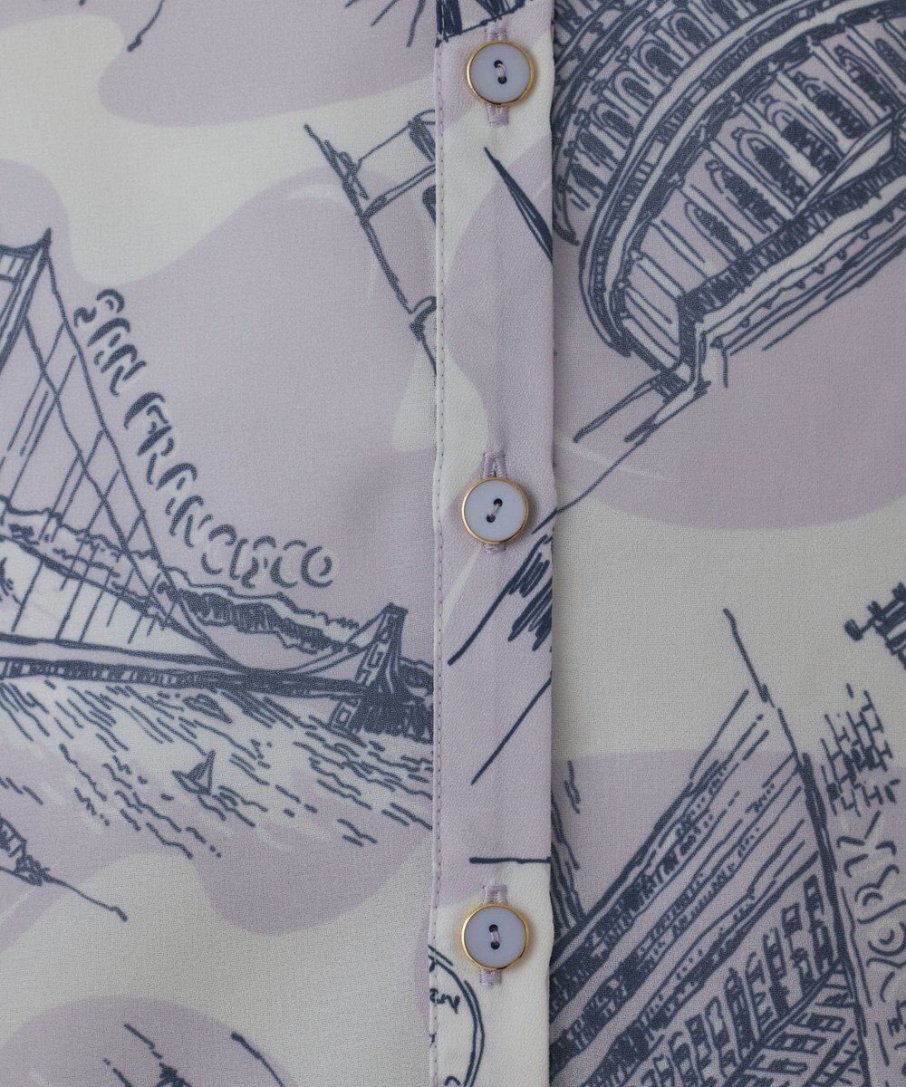 GRACE CONTINENTAL スカ－フタイブラウス 