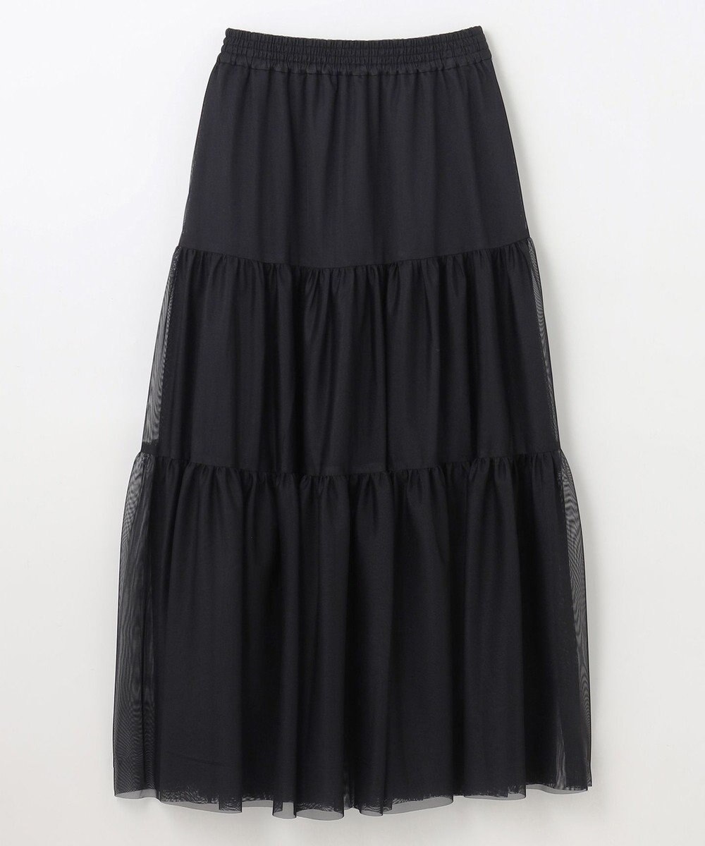 GRACE CONTINENTAL チュールティアードスカート 