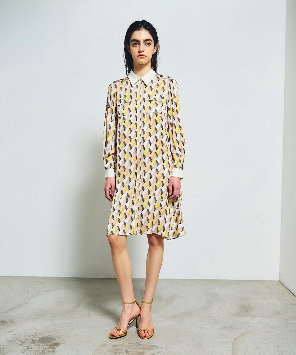 GRACE CONTINENTAL キカプリントミニワンピース