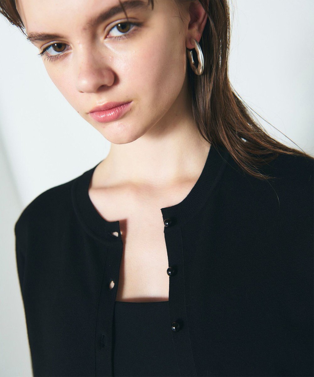 GRACE CONTINENTAL クルーニットカーディガン 