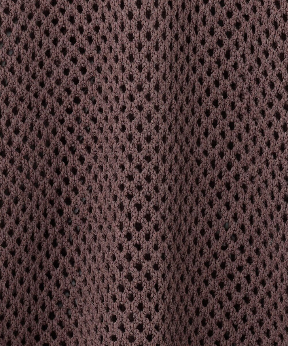 GRACE CONTINENTAL メッシュ2wayニットトップ 