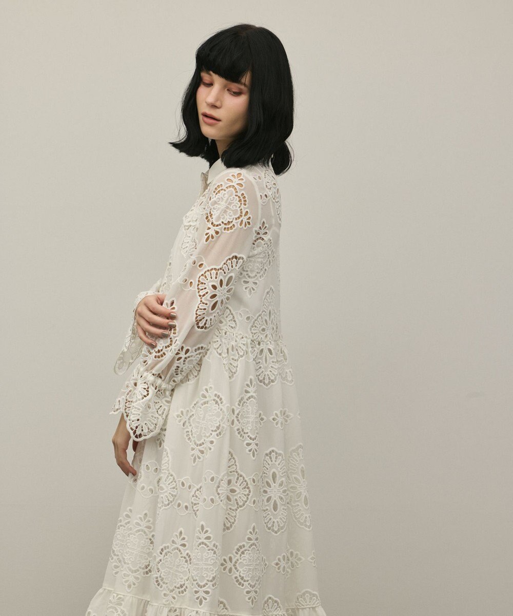 GRACE CONTINENTAL カットレースワンピース 