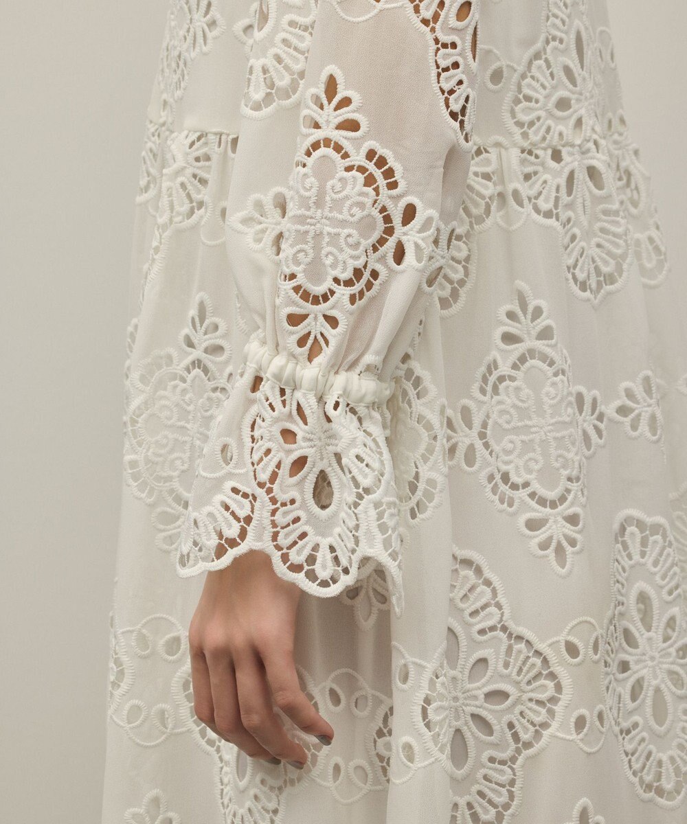 GRACE CONTINENTAL カットレースワンピース 