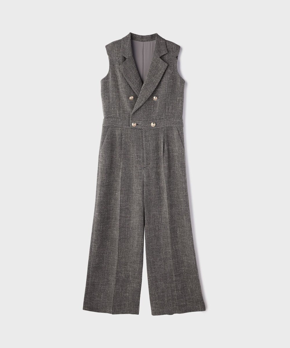 GRACE CONTINENTAL ツイードテーラーサロペット 