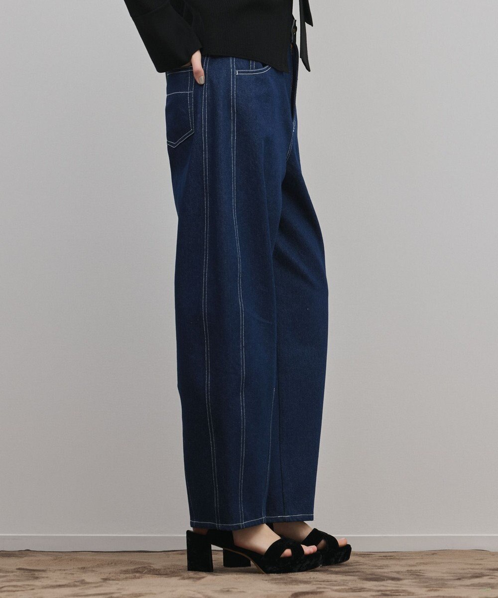 GRACE CONTINENTAL サイド切替バレルパンツ 