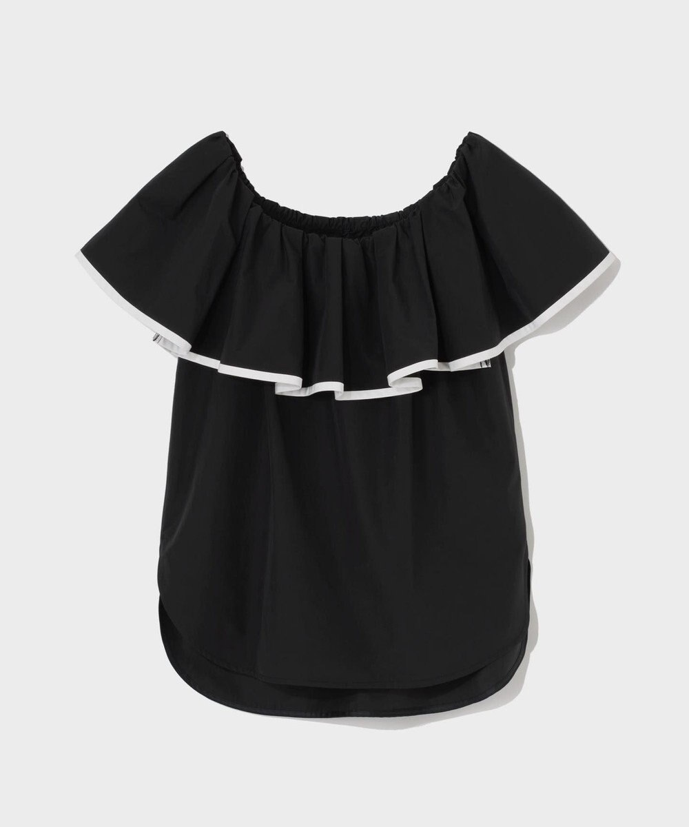 GRACE CONTINENTAL ラッフルトリミングブラウス 
