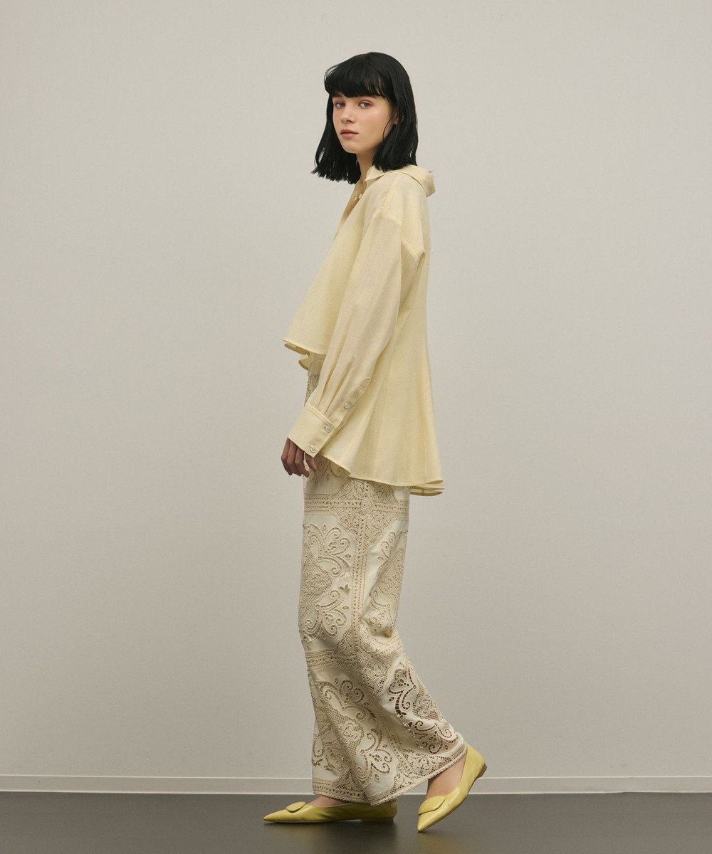 GRACE CONTINENTAL バックフレアシャツ 