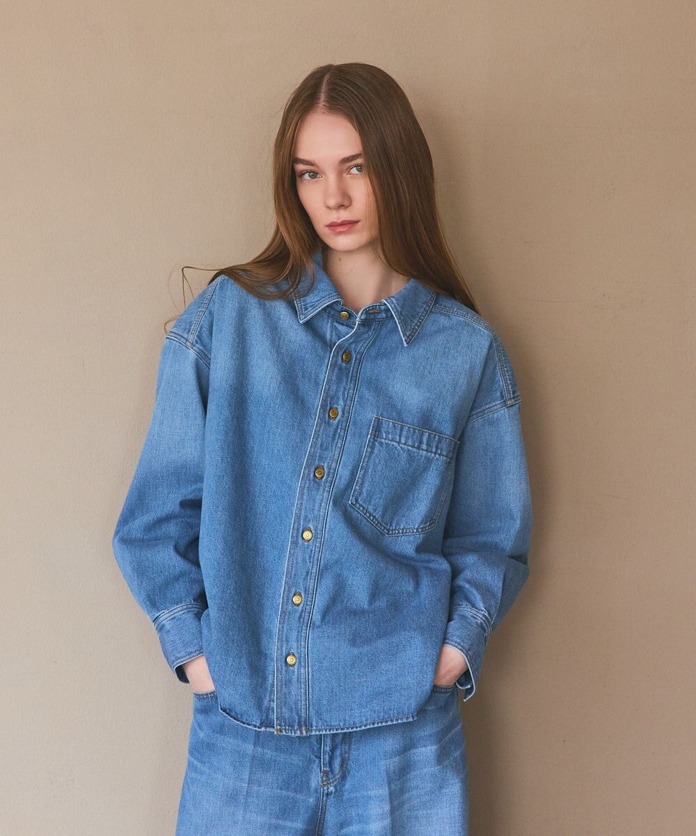 GRACE CONTINENTAL 10ozムラ糸デニムシャツ 