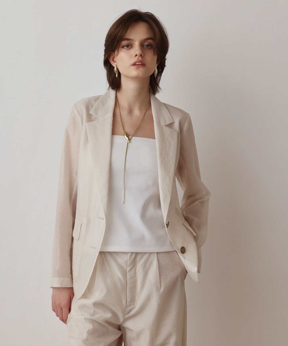 GRACE CONTINENTAL ブライトシアージャケット 