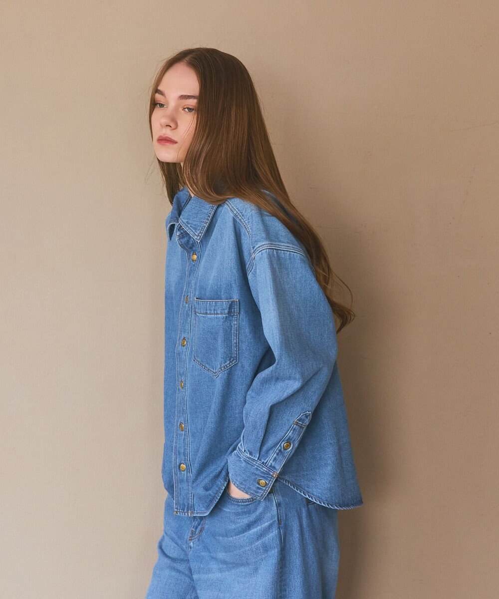 GRACE CONTINENTAL 10ozムラ糸デニムシャツ 