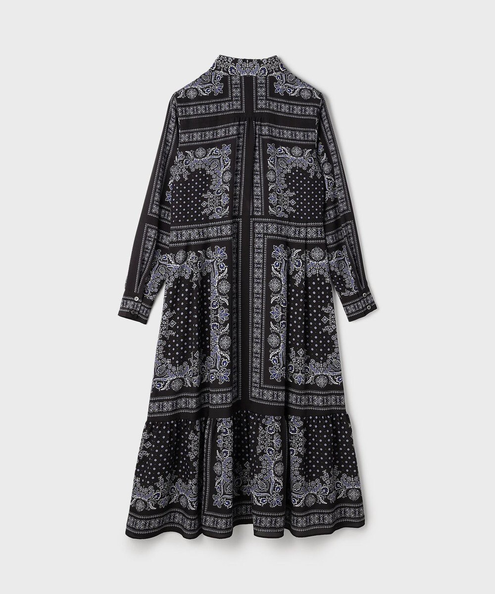 GRACE CONTINENTAL バンダナプリントシャツワンピース 