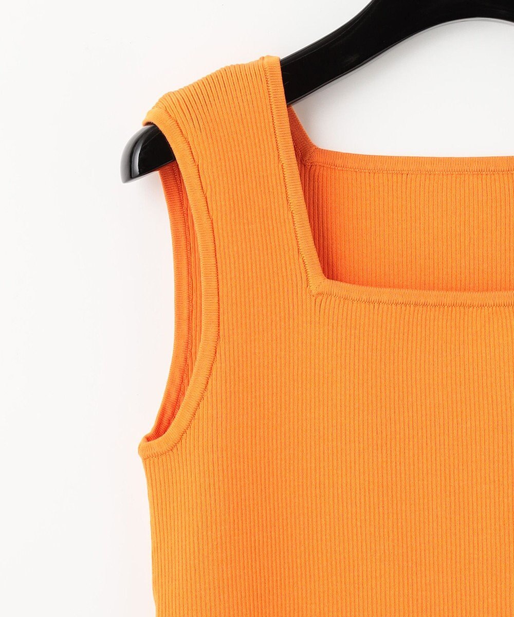 GRACE CONTINENTAL リブニットスクエアトップ 