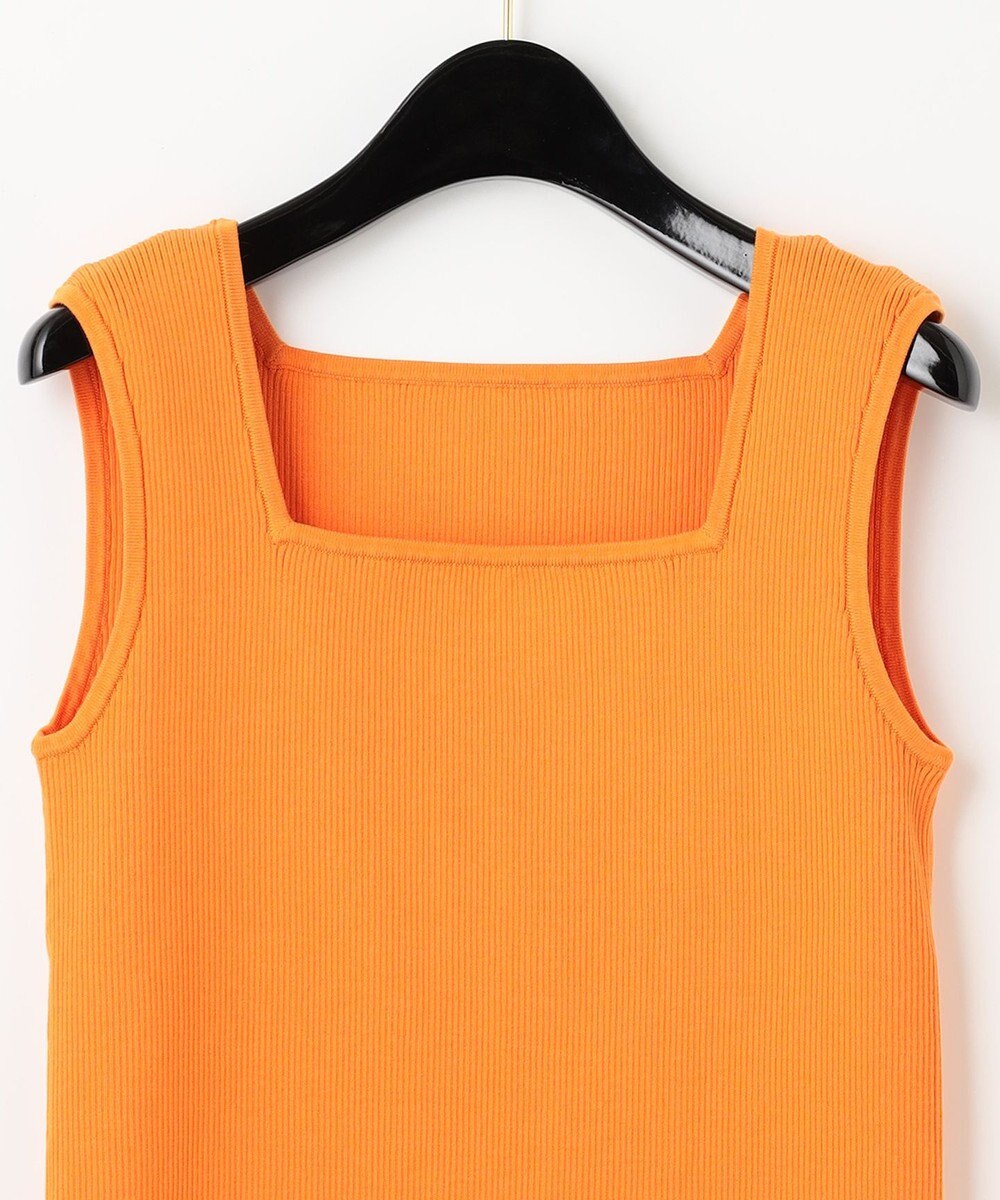 GRACE CONTINENTAL リブニットスクエアトップ