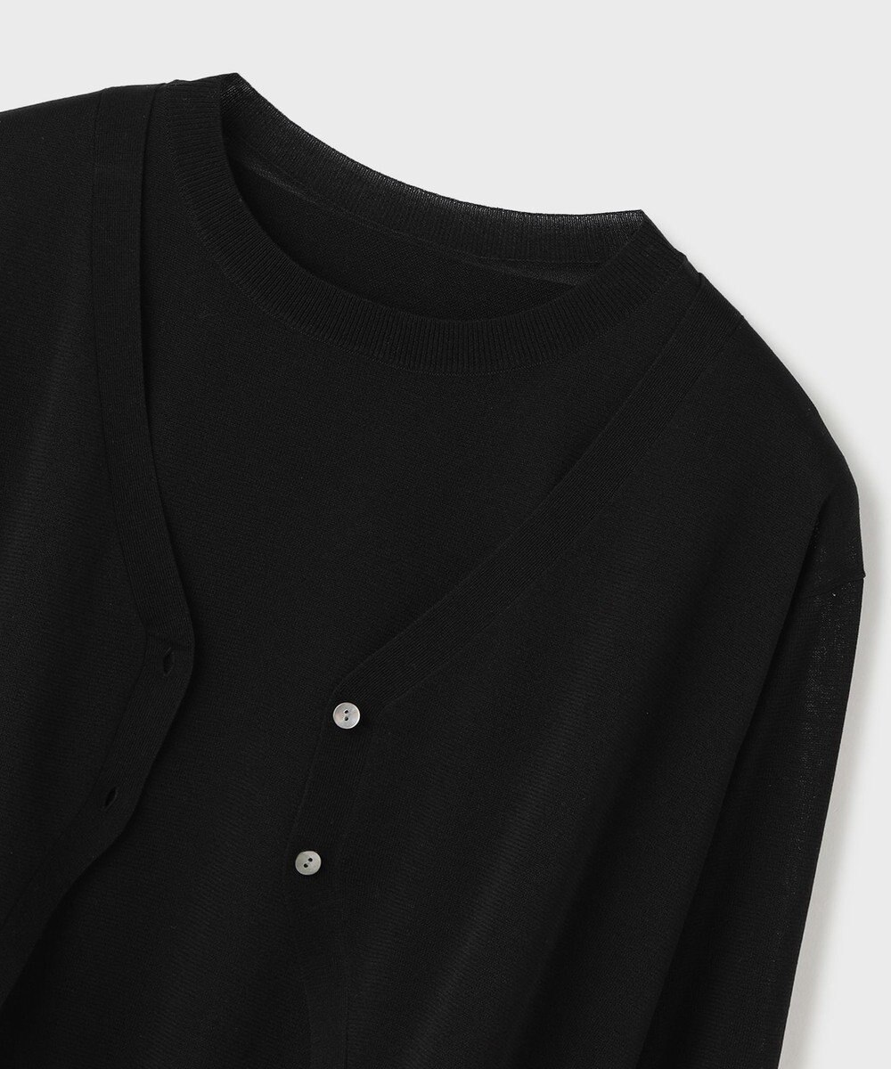 GRACE CONTINENTAL レイヤードニットトップ 