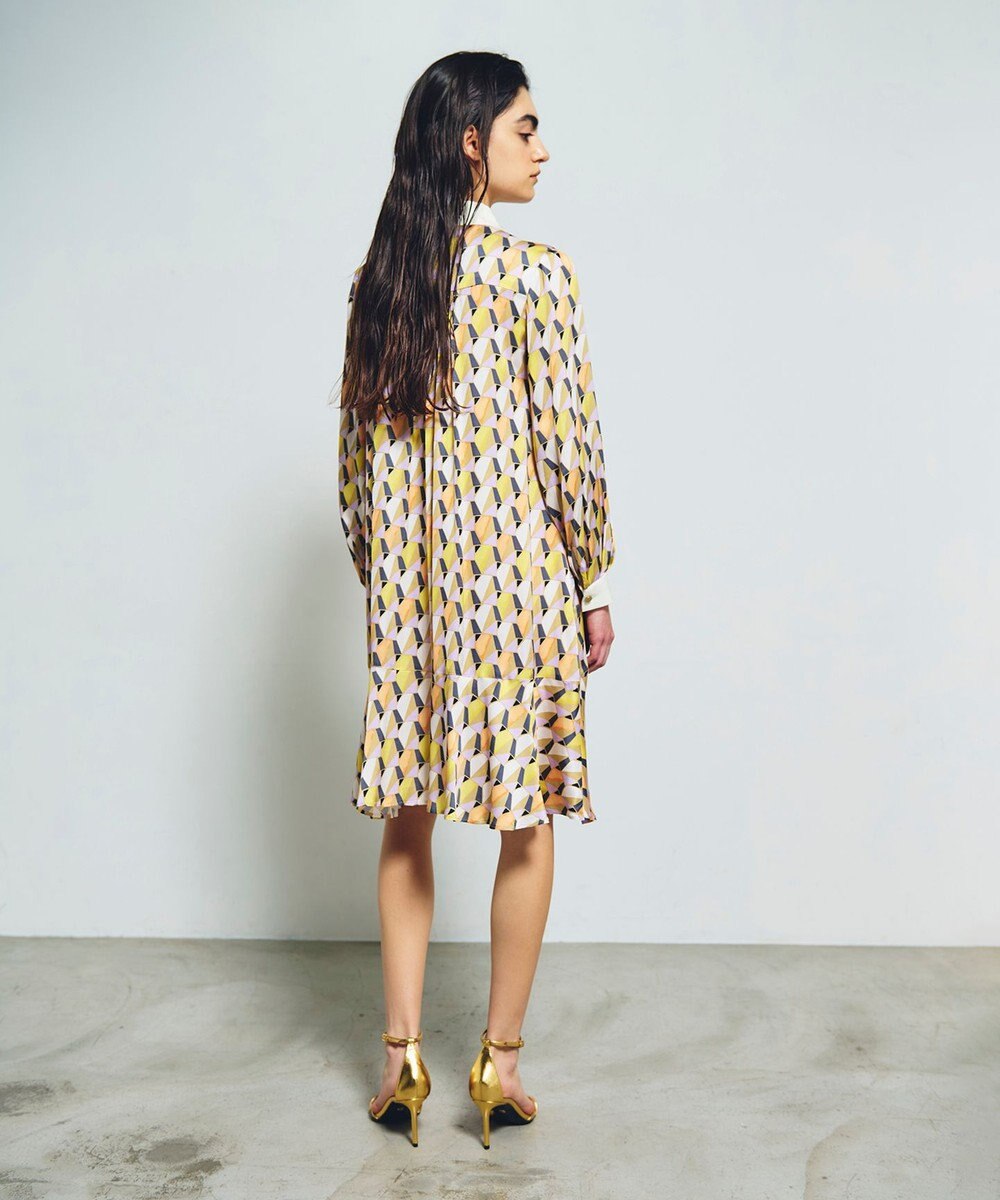 GRACE CONTINENTAL キカプリントミニワンピース 