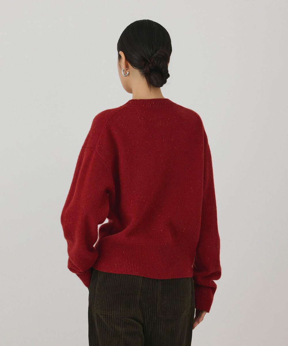 GRACE CONTINENTAL ネップニットカーディガン 