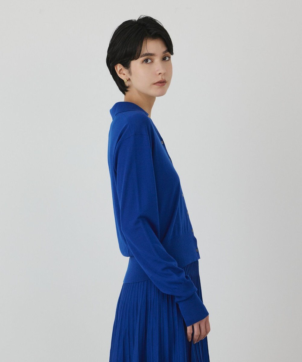 GRACE CONTINENTAL プリーツニットワンピース 