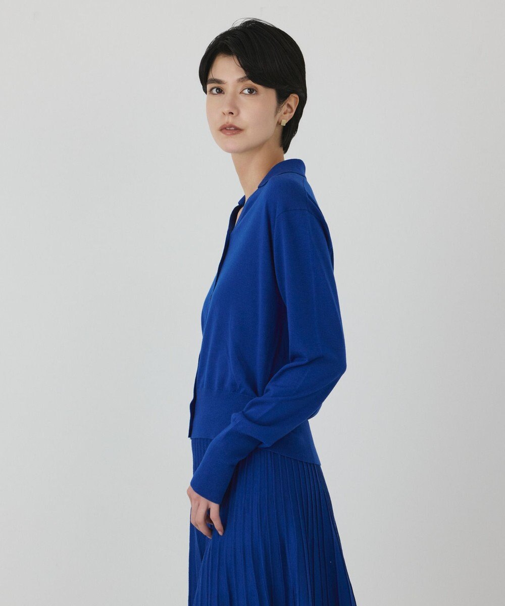 GRACE CONTINENTAL プリーツニットワンピース 