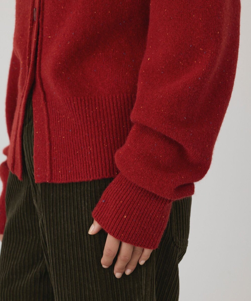 GRACE CONTINENTAL ネップニットカーディガン 