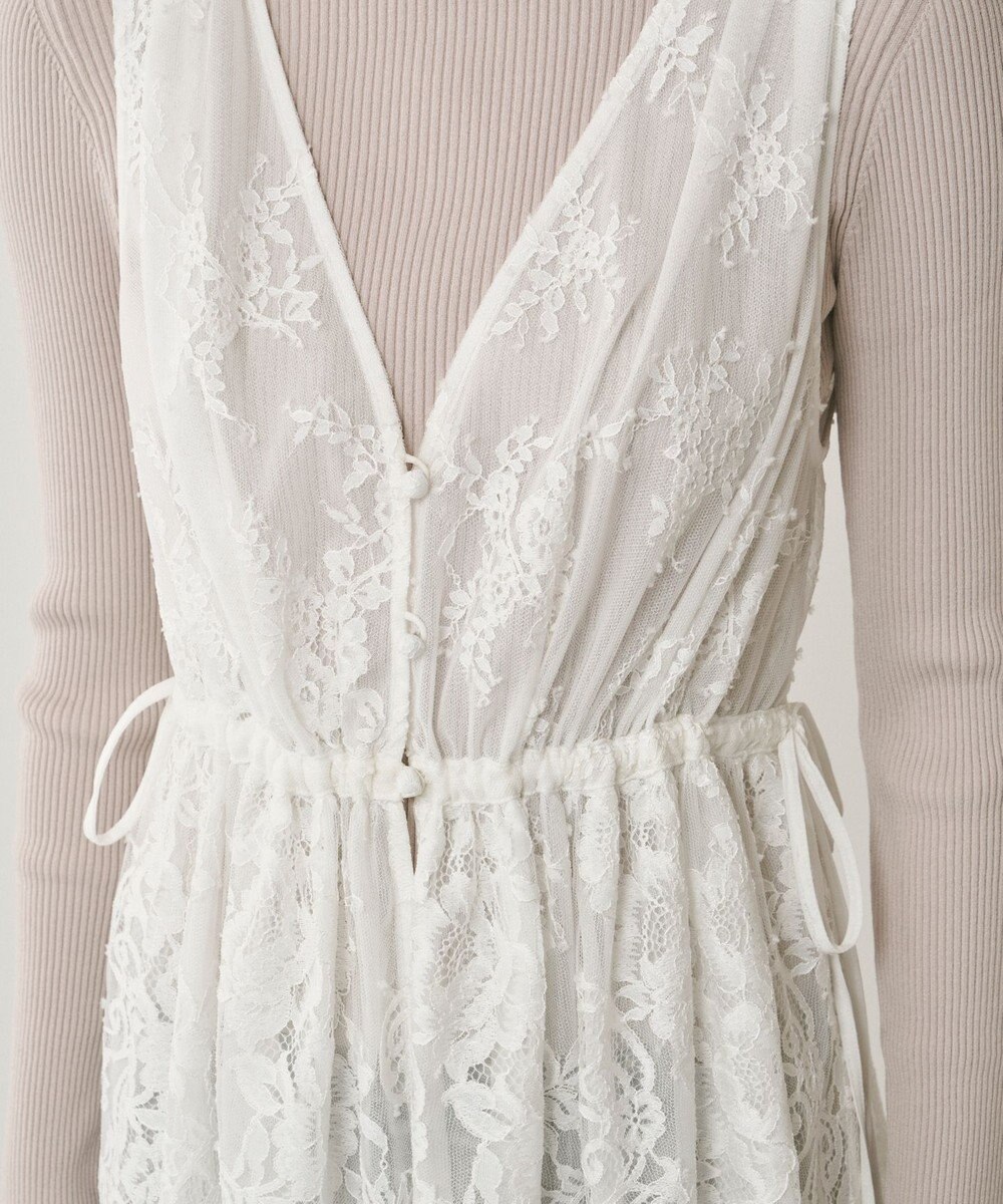 GRACE CONTINENTAL レースノースリーブブラウス 