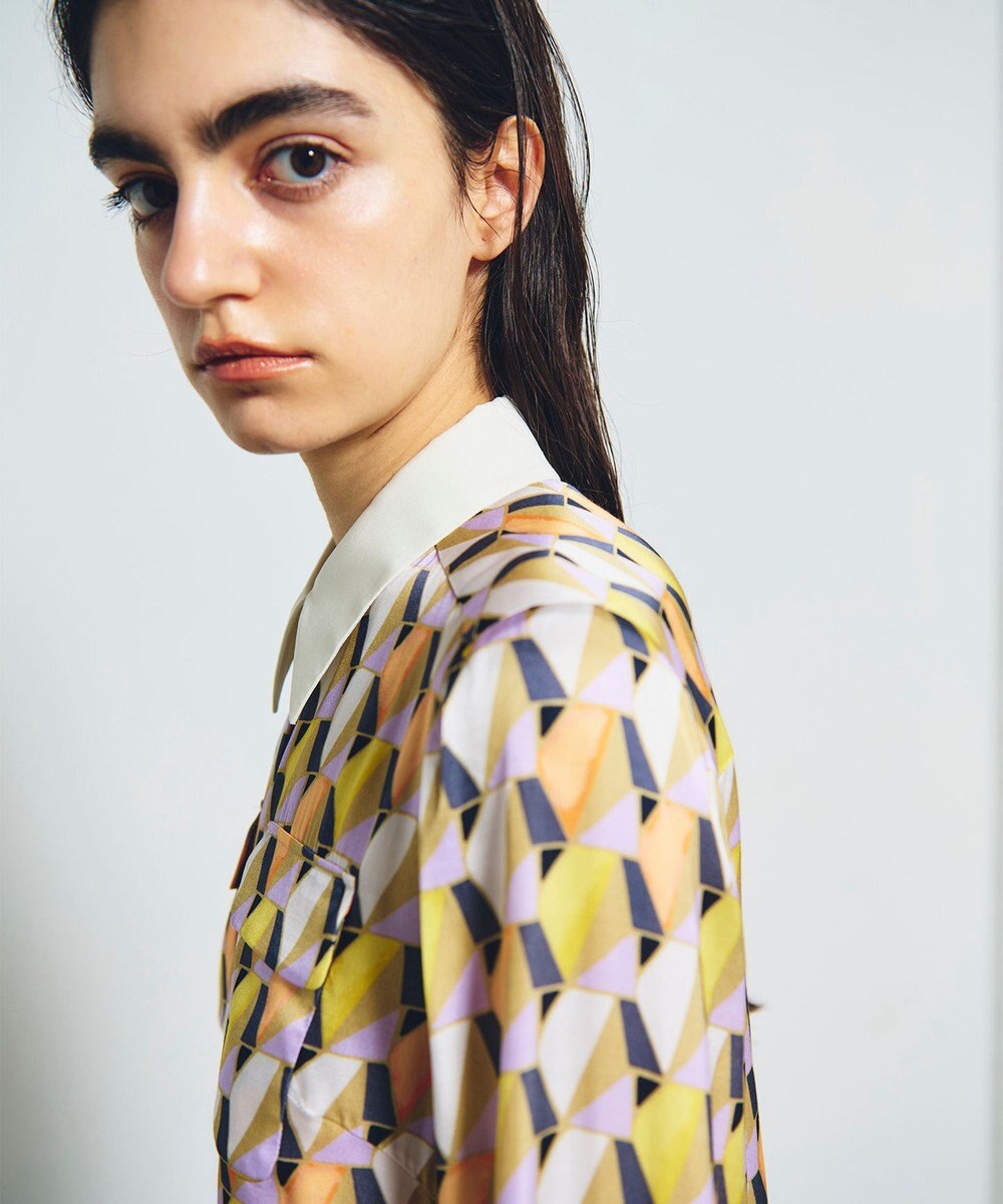 GRACE CONTINENTAL キカプリントミニワンピース