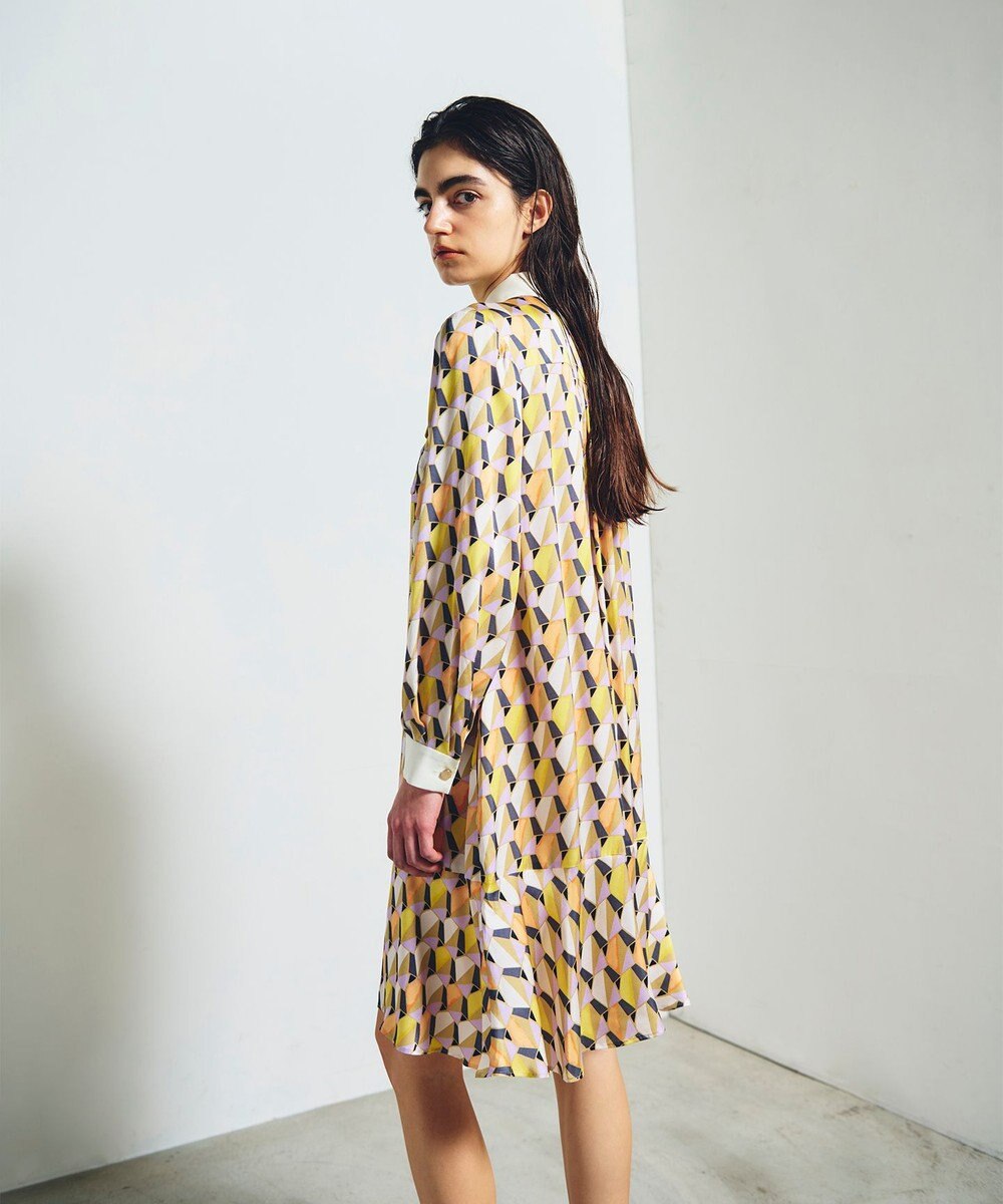 GRACE CONTINENTAL キカプリントミニワンピース 